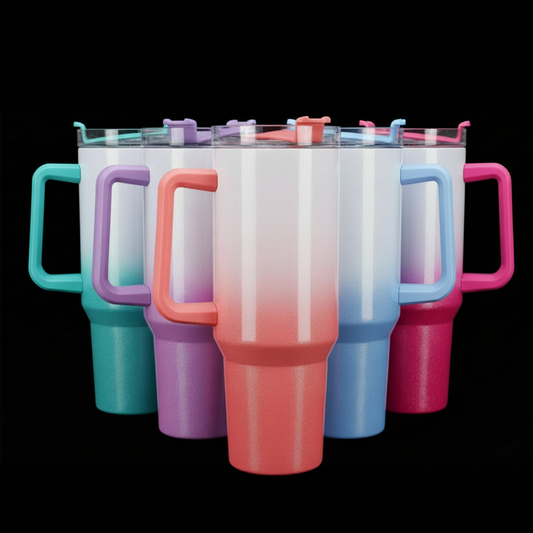 Tasse 40 oz  isotherme shimmer/ ombré SUBLIMATION