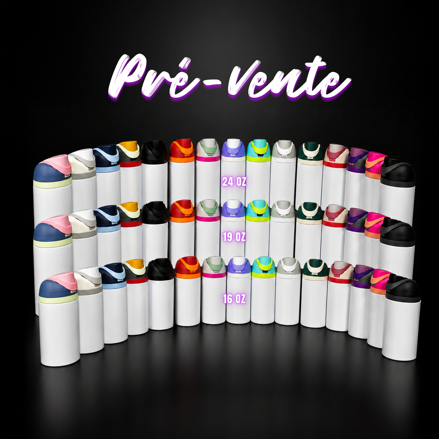 Bouteille Isotherme Wowala - Acier Inoxydable Double Parois - Sublimation | PRÉVENTE