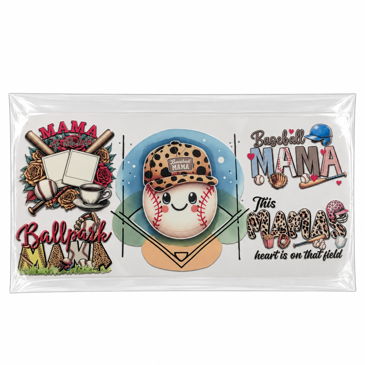 Transferts UV DTF pour canettes 16 oz – Collection de motifs, série 5