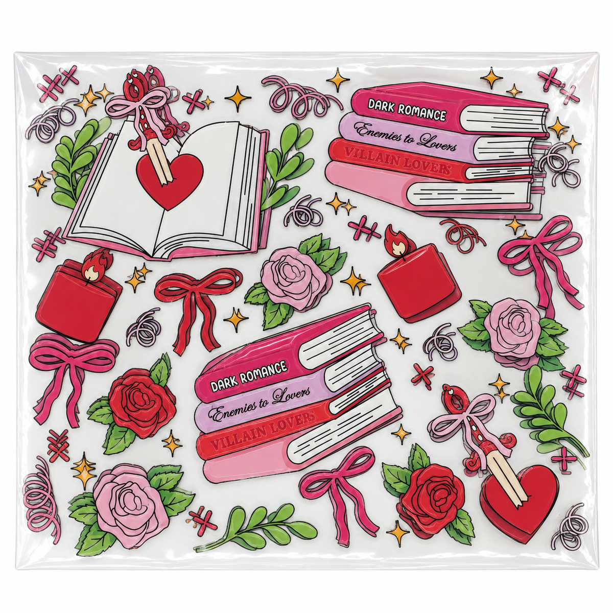 Transferts UV DTF pour contenants 20 oz – Collection de motifs