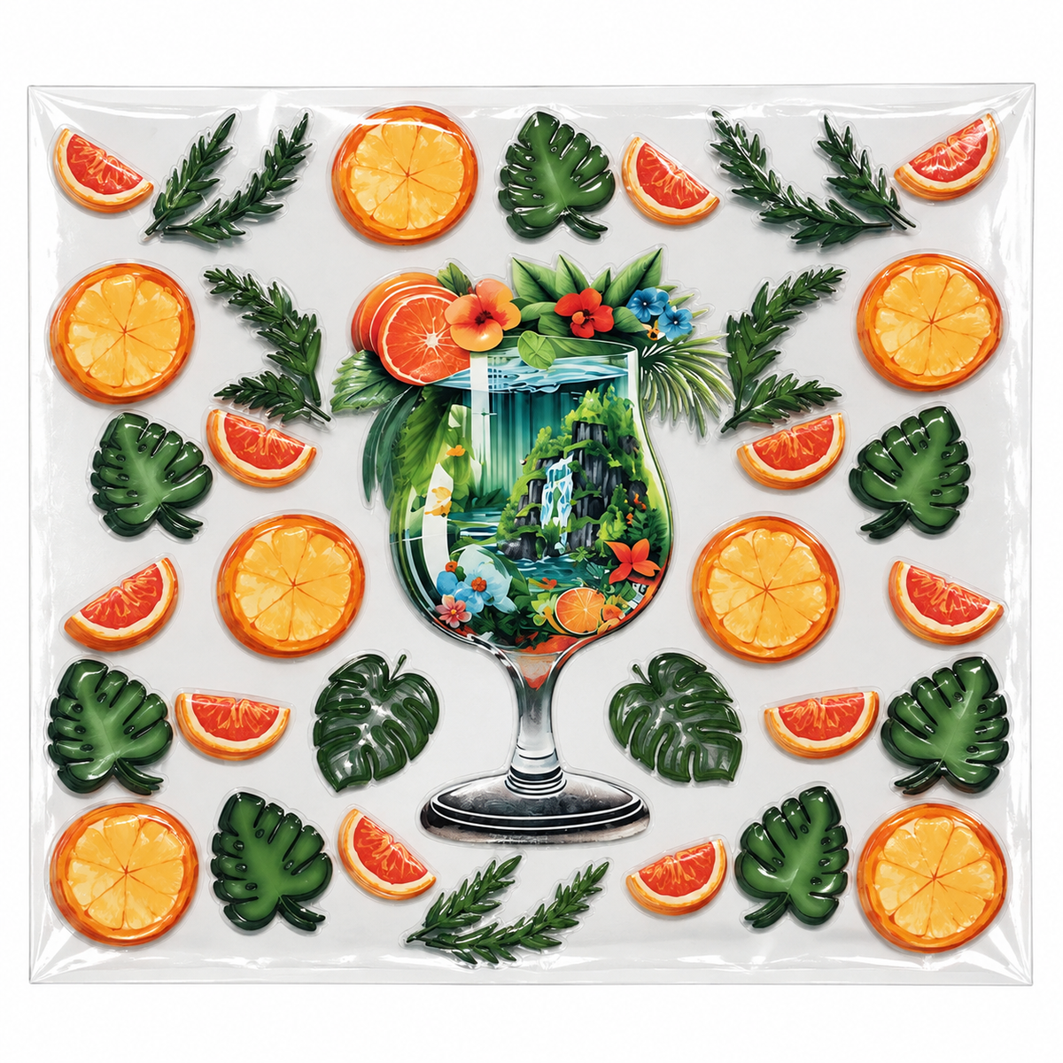 Transferts UV DTF pour contenants 20 oz – Collection de motifs