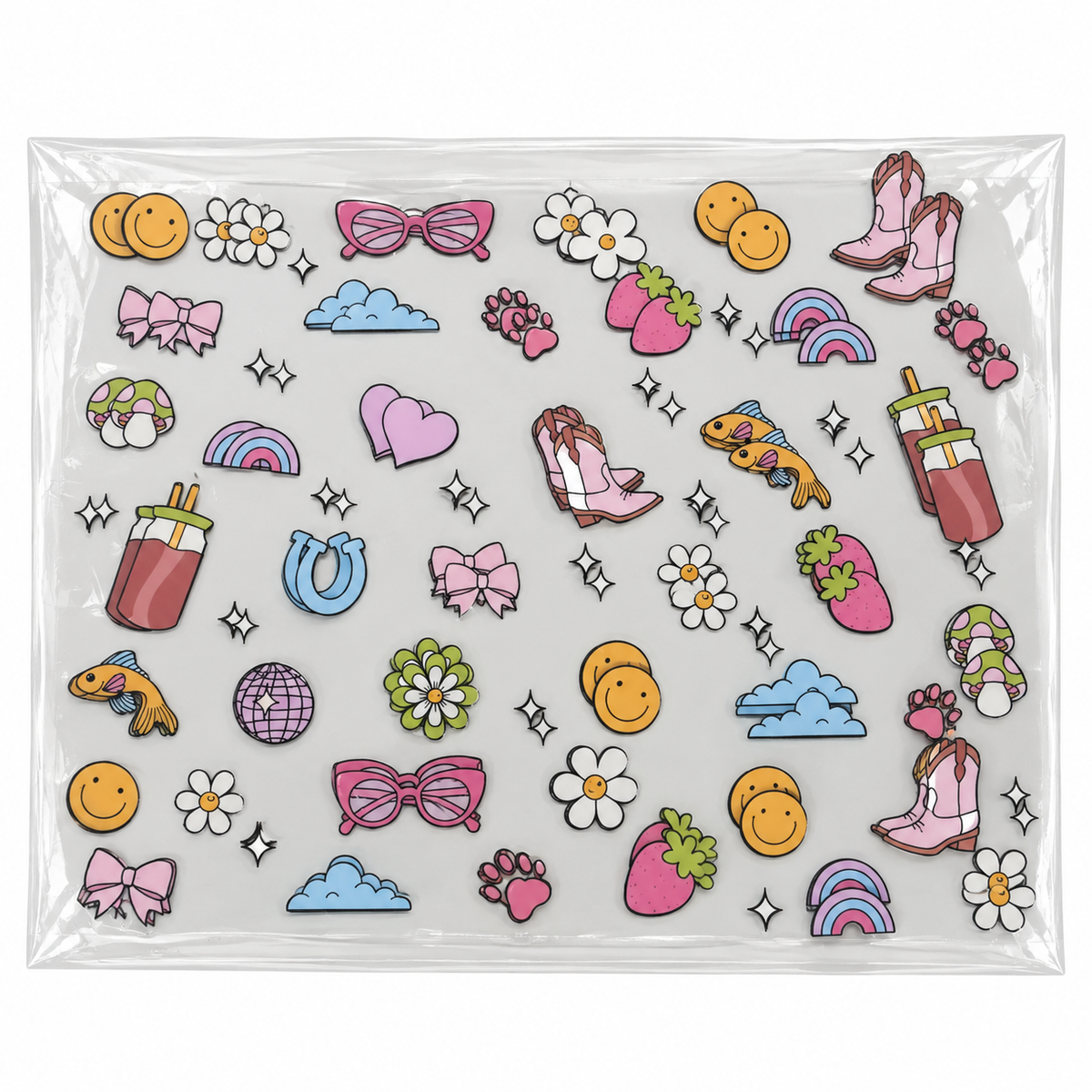 Transferts UV DTF pour contenants 20 oz – Collection de motifs