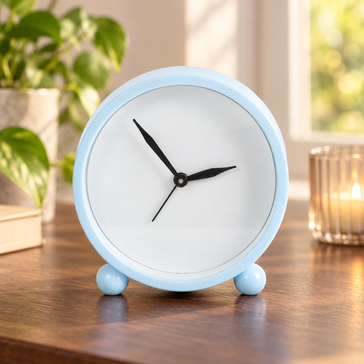 Réveil matin rond à personnaliser – Sublimation