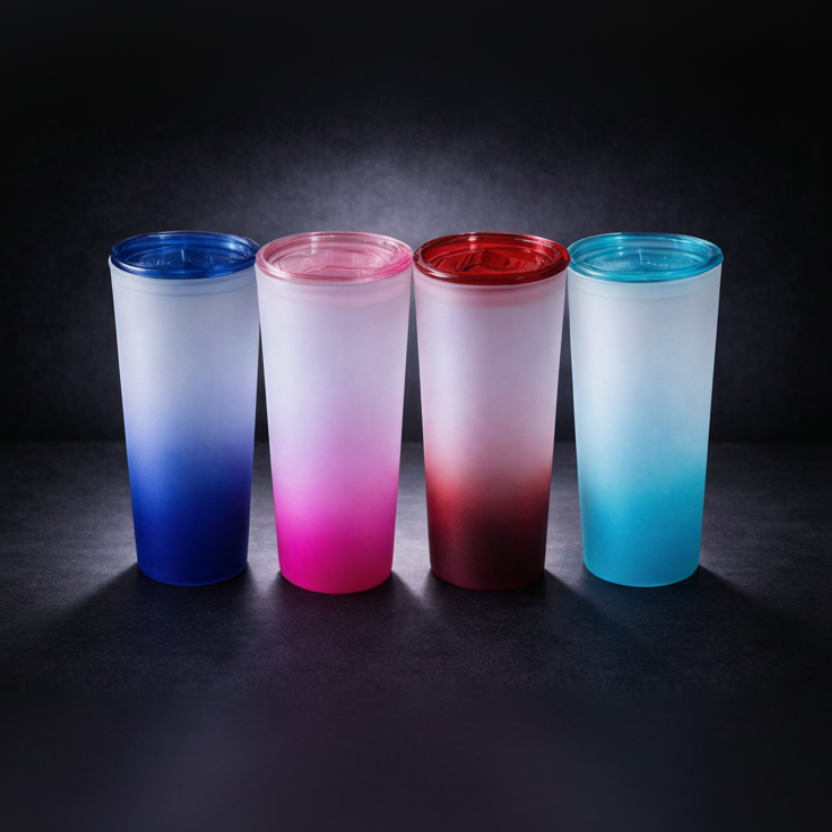 Bouteille givrée 25oz – Couvercle plastique