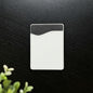 Porte-cartes autocollant pour cellulaire en cuir PU