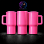 Tumbler 20 oz avec Poignée – Couvercle Flip – Sublimation