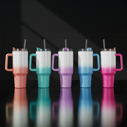 Tasse 40 oz  isotherme shimmer/ ombré SUBLIMATION