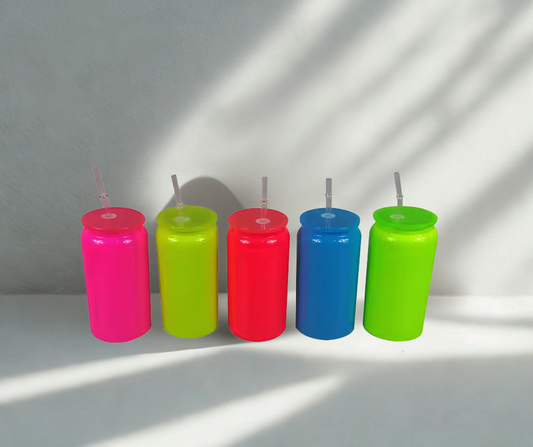 Verre isotherme 16oz – Style Glass Can - Couleur néon