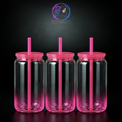 Verre Can 16oz Ombré - Sublimation & UV