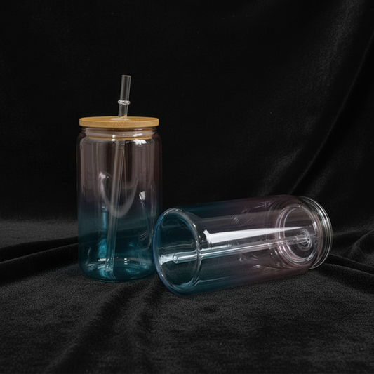 Verre Can 16oz Océan Ombré - Sublimation & UV