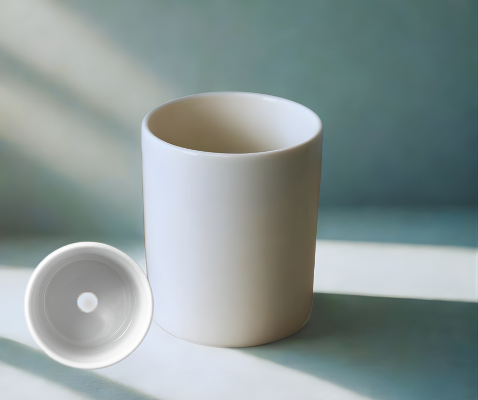 Pot de Fleur en Céramique pour Sublimation