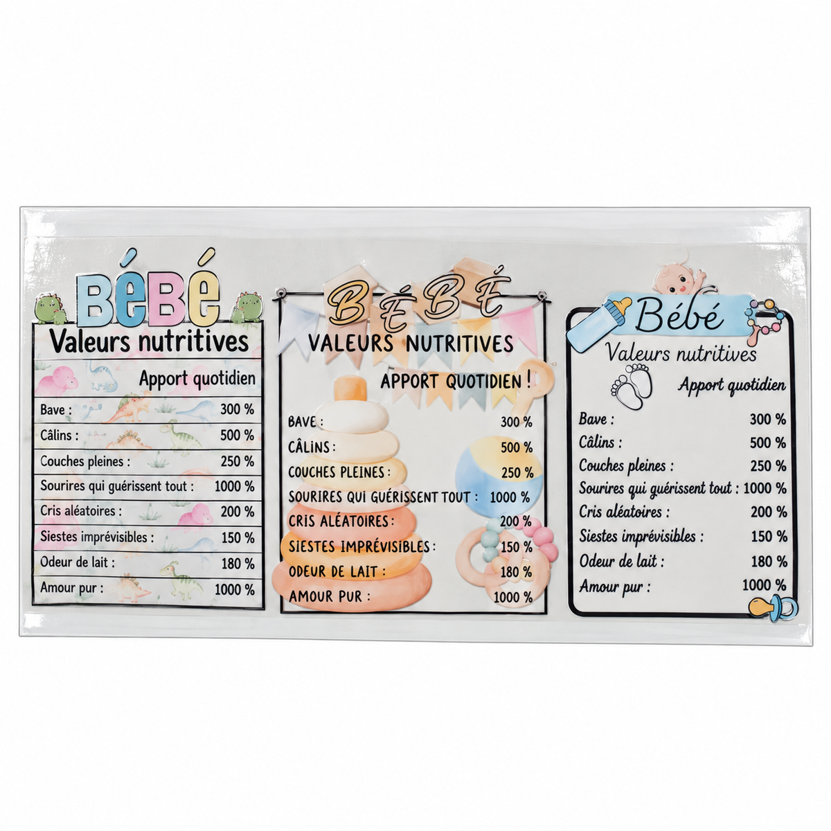 Transferts UV DTF pour canettes 16 oz – Collection de motifs, série 4