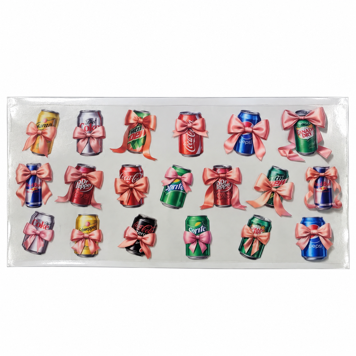 Transferts UV DTF pour canettes 16 oz – Collection de motifs, série 4