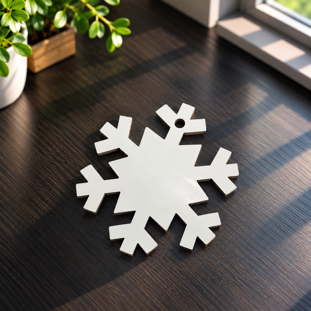 Ornement / Étiquette en MDF pour sublimation