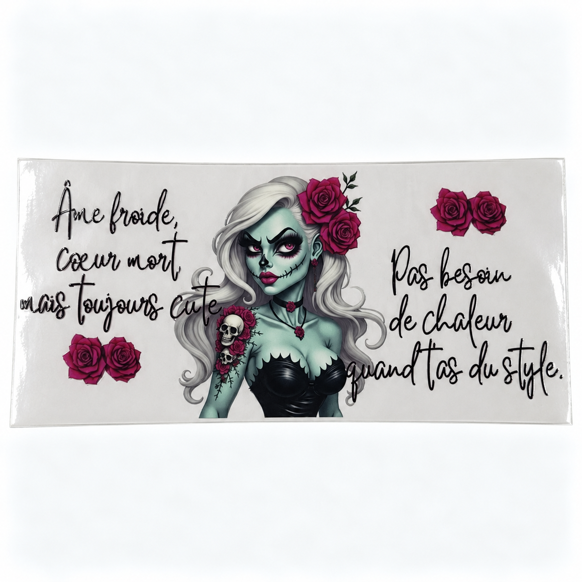 Transferts UV DTF pour canettes 16 oz – Collection de motifs, série 4