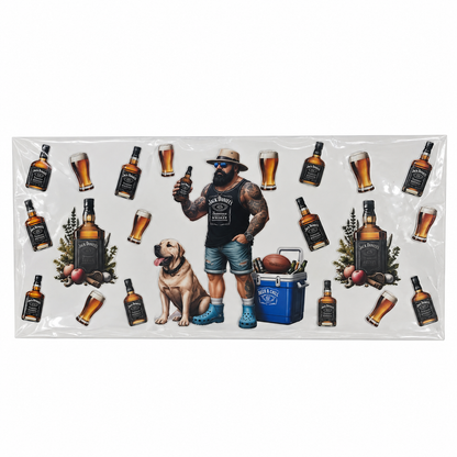 Transferts UV DTF pour canettes 16 oz – Collection de motifs, série 5