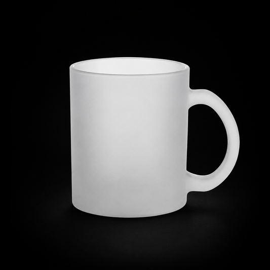 Mug en verre dépoli de 325 ml (11 oz) pour sublimation