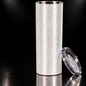 Tumbler 20oz Glitter Argenté Rugeux — Sublimation