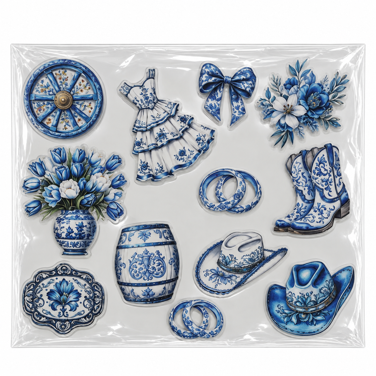 Transferts UV DTF pour contenants 20 oz – Collection de motifs
