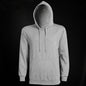 Hoodie Gris Unisexe 100% Polyester avec Capuche et Poche - Sublimation