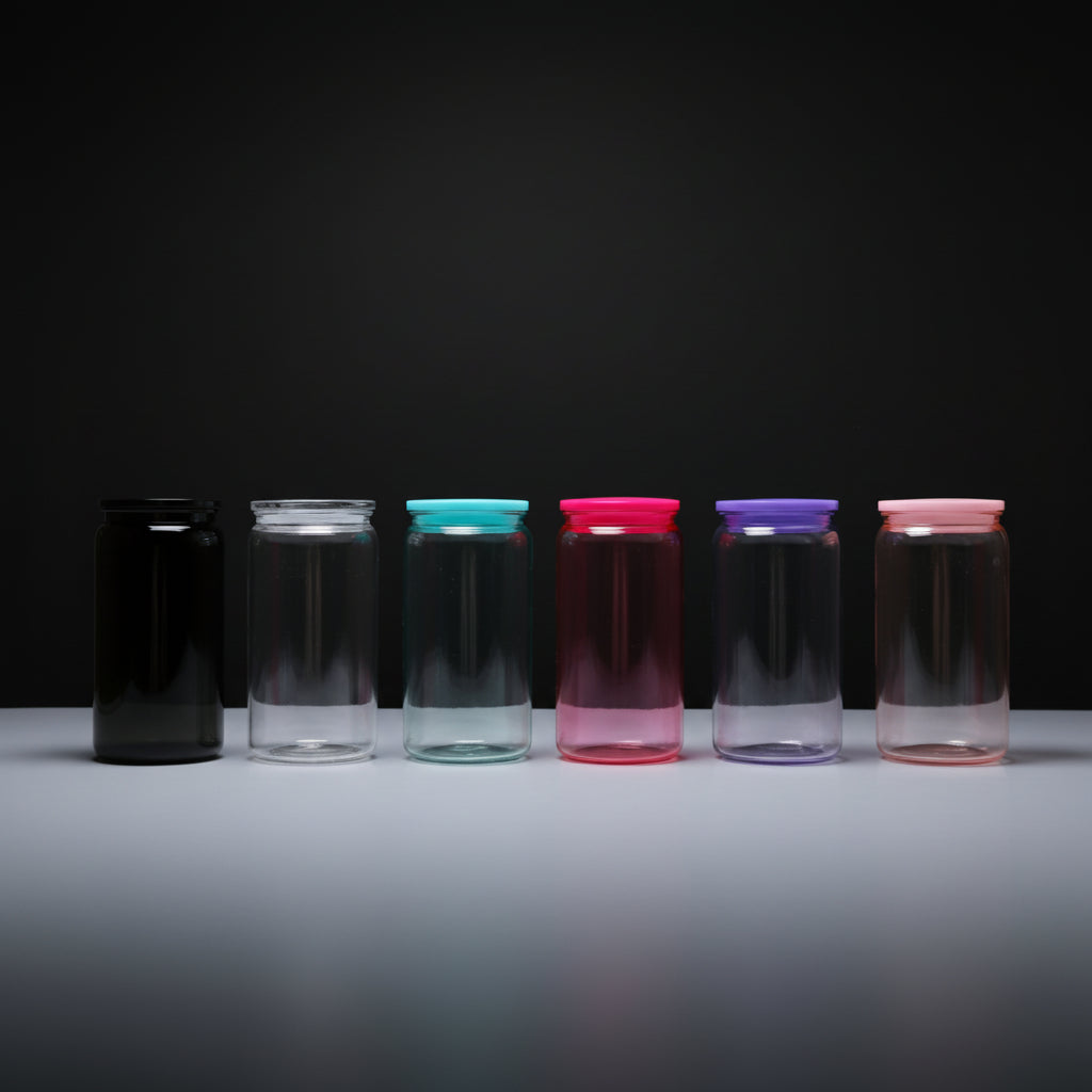 Can Plastique 16oz UV - Couleurs Semi-Transparentes