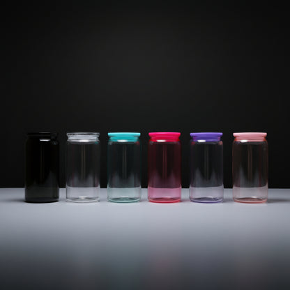 Can Plastique 16oz UV - Couleurs Semi-Transparentes