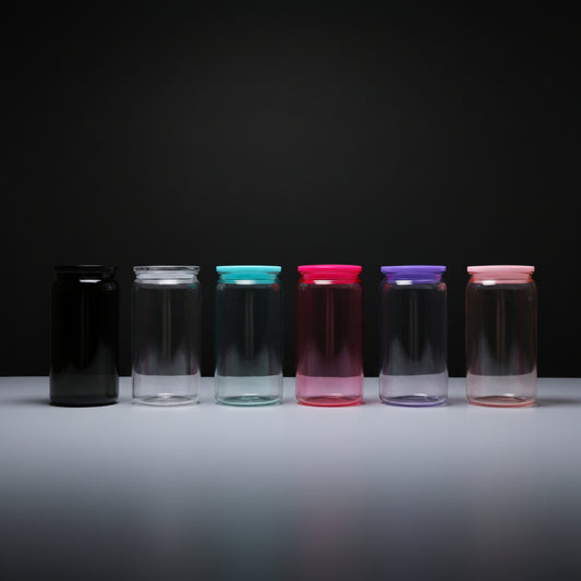 Can Plastique 16oz UV - Couleurs Semi-Transparentes