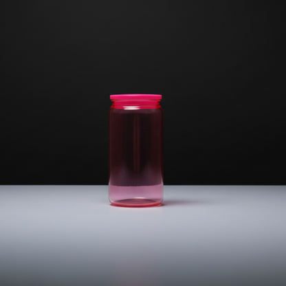 Can Plastique 16oz UV - Couleurs Semi-Transparentes