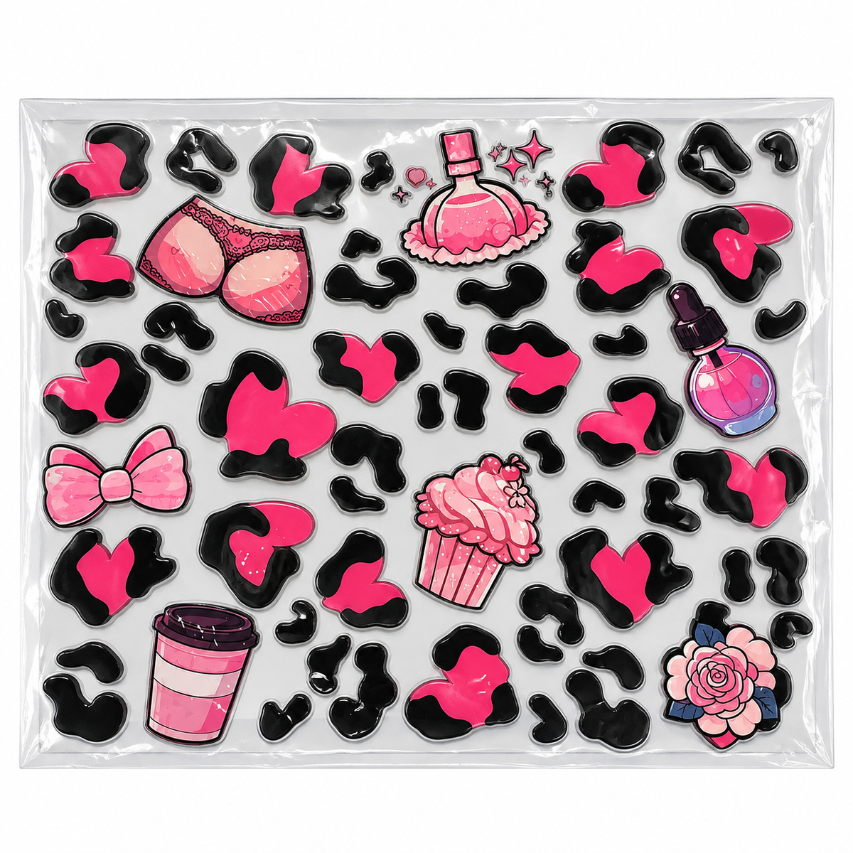 Transferts UV DTF pour contenants 20 oz – Collection de motifs