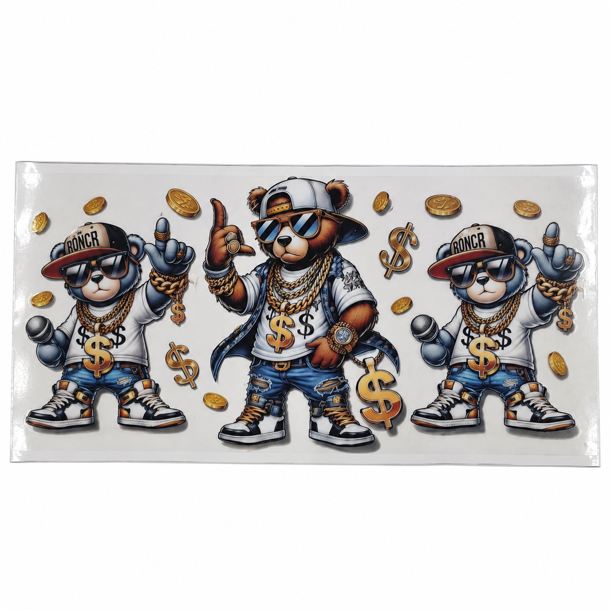 Transferts UV DTF pour canettes 16 oz – Collection de motifs, série 4