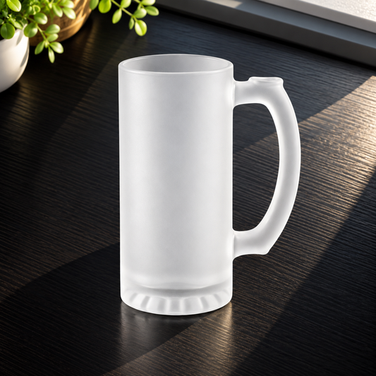 Chope à Bière en Verre Givré 16oz — Sublimation
