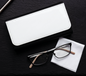 Étui à lunette en cuir PU