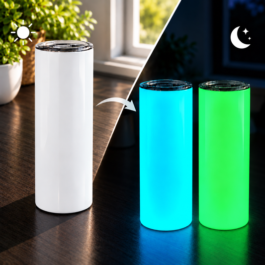Tumbler 20 oz – Glow in the Dark texture velours