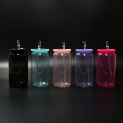 Can Plastique 16oz UV - Couleurs Semi-Transparentes
