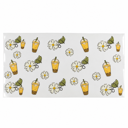 Transferts UV DTF pour canettes 16 oz – Collection de motifs, série 2