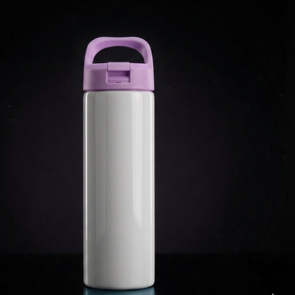 Tumbler 20oz Couvercle Flip à Anse pour Sublimation — Fini Lustré