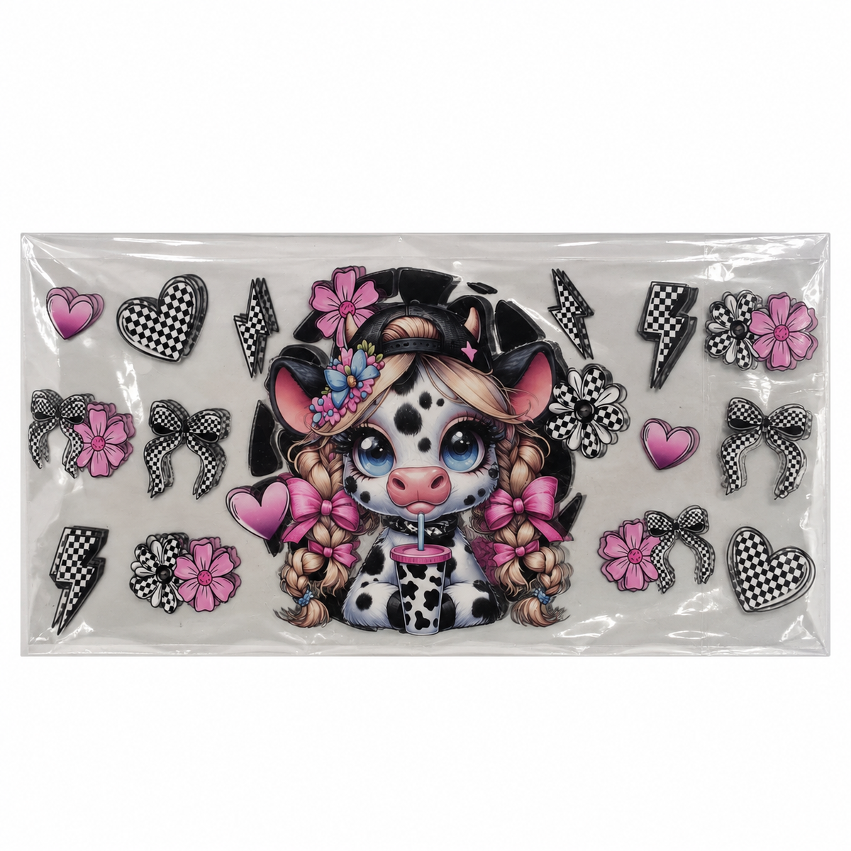 Transferts UV DTF pour canettes 16 oz – Collection de motifs, série 5
