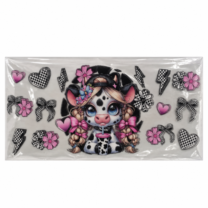 Transferts UV DTF pour canettes 16 oz – Collection de motifs, série 5