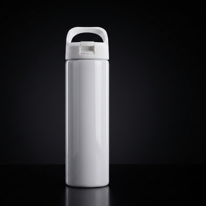 Tumbler 20oz Couvercle Flip à Anse pour Sublimation — Fini Lustré