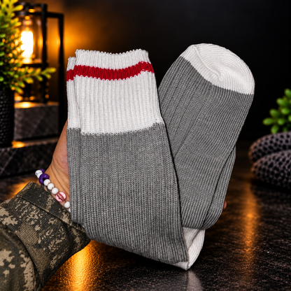 Bas de Laine Style Chalet pour Sublimation - Taille Medium