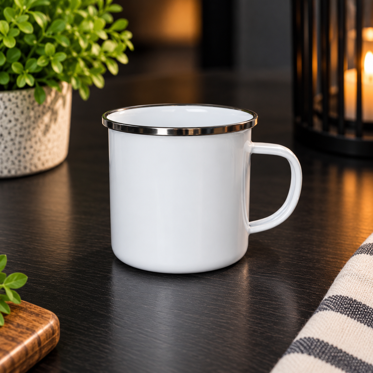 Tasse émail pour sublimation 12oz
