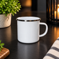 Tasse émail pour sublimation 12oz