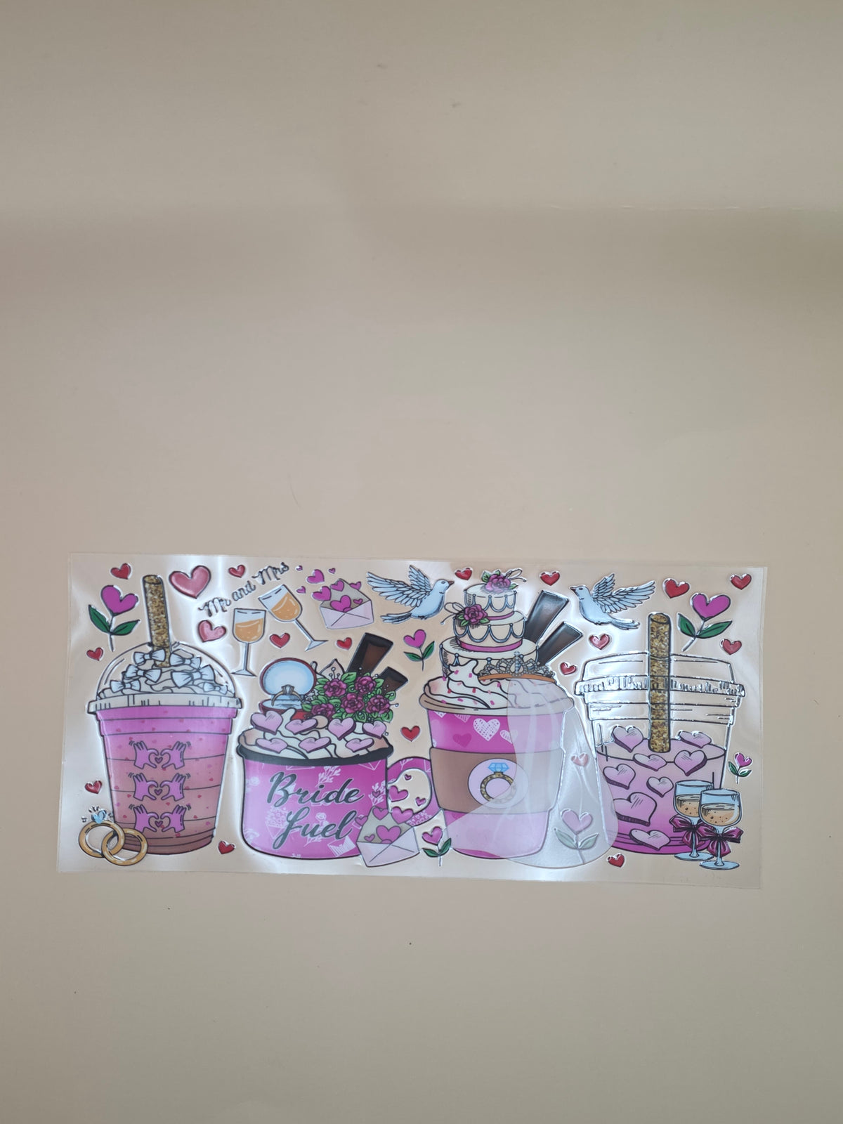 Transferts UV DTF pour canettes 16 oz – Collection de motifs, série 5