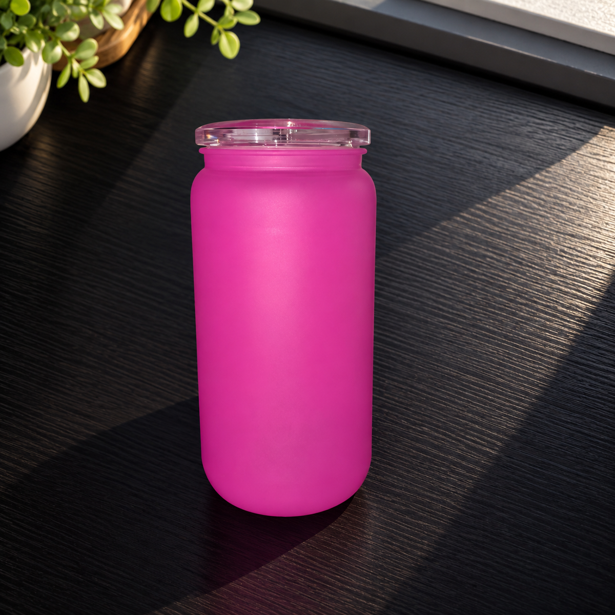 16oz givré plastique