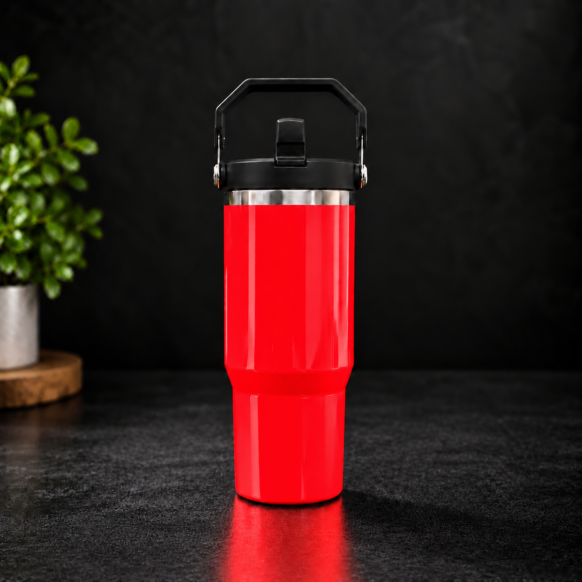 Tumbler 30oz Paille Flip — Couleurs néon pour Sublimation