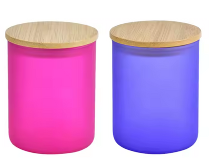 pot à bougie 10 oz givré