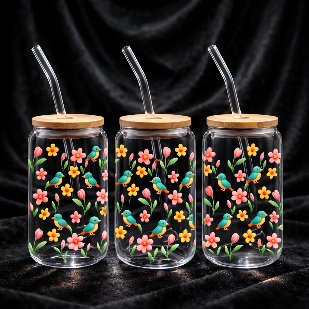 Wrap UVDTF pour Can 16 oz - Impression Double Face Qualité Supérieure
