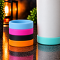 Anneau de protection en silicone pour bouteille et tumbler
