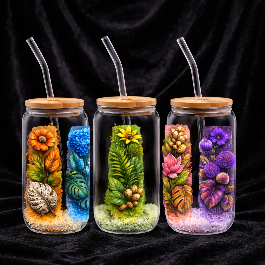 Wrap UVDTF pour Can 16 oz - Impression Double Face Qualité Supérieure