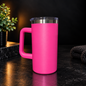 Tasse isotherme 20oz style Beer Buck – Sublimation, poignée dévissable